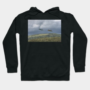 Hurricane and Spitfire Flypast Hoodie